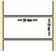 OEM-Factory Labels - Transfer 50 x 25mm, removable, BP, K40