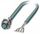 Phoenix Contact 1407877 Network cable - VS-M12FSBP-OE-94B-LI/5,0 - 