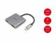 Equip Dock USB-C->2xHDMI,USB 3.0,100WPD 4K30Hz 0.15m si