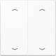 Jung LS102PWW rocker for series button arrows