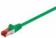 Goobay 68296 CAT 6 patch cable, S/FTP (PiMF), green - LSZH halogen-free, copper