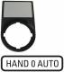 Moeller 216493 EATON M22S-ST-D12 Additional buttons, label holder HAND-0-AUTO 