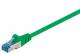 Goobay 94141 CAT 6a Patchkabel, S/FTP (PiMF), Grün - LSZH halogenfrei, Kupfer