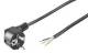 Goobay 96034 Power cable 5 m, black - Schuko (Type F, CEE 7/7)> loose cable ends