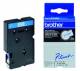 Brother Schriftband TC-203 (lam.) Blau auf Weiß 12mm x 7,7m