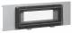 HAGER BRA1209AEEKELN aperture AEE 9-fm, transparent door Aluminium BRA el