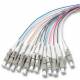LWL-Pigtail-LC 50/125u,2mtr. OM3, 12-Pack, farbig