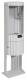 Hager ZAL135PA distribution column series 135 round MP 420x270mm plug-in door fixed place