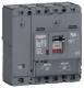 Hager HNS126DC circuit breaker h3+ P160 TM ADJ 4P4D N0-100% 125A 40kA CTC