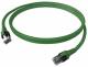 ZVK EasyLan CP1IGCGCG0010 DualBoot Cat.6 patch cable Kl.EA shielded green 1.0m