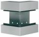 Hager BRS651703VERZ outside corner, BRS65170, Stahlbl, zinc, 