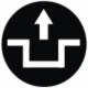 Moeller 218223 EATON M22-XDH-S-X12 button plate high black with unlock symbol 