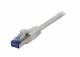 Synergy 21 S216479 Patch cable RJ45, CAT6A 500Mhz, 2m, white, S-STP (S / FTP), Syne