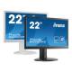 iiyama ProLite XUB2292HSU-W6, 54,6cm (54,6 cm ( 21,5 Zoll )), Full HD, USB, Kit (USB), weiß