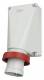 Mennekes 364 125A4P 6H400V wall plug, IP67