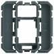 Hager WXF202 Keystone-Adaterrahmen 1RJ45 19,3x14,8mm Modulbreite 22,5x45/45x45mm