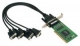 Moxa CP-104UL w/o cable, 4 Port RS-232 Univ-PCI LP