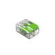 WAGO 221-422 Verbindungsklemme mit Hebeln Green Range 2-Leiter