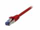 Synergy 21 S216474 Patchkabel RJ45, CAT6A 500Mhz, 50m, rot, S-STP(S/FTP)