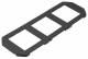 Hager GBMBV03T3 device cup cover plate for 3-handle device