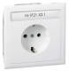 Schneider Electric 5975000 Schneider STECKDOSE 1-F.16A/250V RAL9 016 ETIKETT (PE=1ST