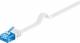 Goobay 96358 CAT 6a Flach-Patchkabel, U/UTP, Weiß - Kupfermaterial