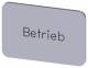 Siemens 3SU1900-0AD81-0AP0 Bezeichnungsschild 17,5x27mm silber Betrieb