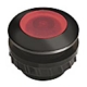 Grothe PROTACT 100 LED Klingeltaster Alu schwarz/Kunststoff rot IP54 63032