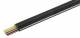 Goobay 93304 Telefonflachkabel 100 m Rolle,AWG 28,CCA (kupferkaschiertes Aluminium) -