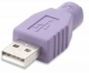MANHATTAN 341158 PS / 2 - USB Adapter PS / 2 connector - USB Type A Male