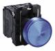 Schneider Electric ZB5AV063S Schneider indicator light round blue dome grooved D22mm art.