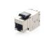 Equip Keystone connectors shielded Cat6A 2x RJ45 set of 8 polybags