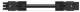 WAGO 771-6993/006-601 Verbindungsleitung Buchse Stecker 3-polig schwarz