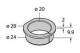 TURCK RA1-QR24 Reducing, for inductive rotary encoder Ri-QR24