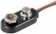 Goobay 12483 Battery clip for 9 V blocks, I-form -