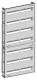 Siemens 8GK40018KK22 SIEM ALPHA400DIN, Schnellmontagebausatz nst. Einbaugeräte, Reihenabs. 125mm mit
