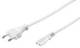 Goobay 96035 Power cord 1.8m, White - Euro connector (Type C CEE 7/16)> Device socket C7