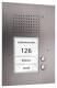 TCS PUK02/1-ES audio entry panel, 2 buttons 1 column flush stainless steel