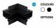 Powergear 48V L PROFIL Verbinder FÜR EINBAUSCHIENE, STEREO, Weiß