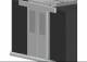 Vertiv(Knürr) SmartAisle Schiebetür GB1200 H2000, Lichtgrau,