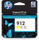 HP INK CARTRIDGE 912 YELLOW