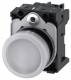 Siemens 3SU11066AA601AA0 Leuchtmelder 22mm rund weiß Linse glatt AC 230V