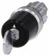 Siemens 3SU10505PL010AA0 key switch BKS 22mm round trigger: O