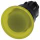 Siemens 3SU10011BD300AA0 mushroom push button illuminated 22mm round yellow 40mm