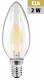 LED Filament Kerzenlampe McShine ''Filed'', E14, 2W, 200 lm, warmweiß, klar