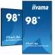 TFT 247,7 cm ( 97,5 inch )/ iiyama ProLite LH9854UHS 24/7 *black* 16:9