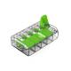 WAGO 221-425 Verbindungsklemme mit Hebeln Green Range 5-Leiter