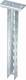 OBO Bettermann 6341608 U suspended support L = 900mm U.S. 5K/90 FT, head-dip galvanized plate