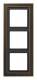 Jung MED2983AT frame 3-fold LS/FD design antique brass