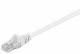 Goobay 68614 CAT 5e Patchkabel, U/UTP, Weiß - CCA Kupfergemisch